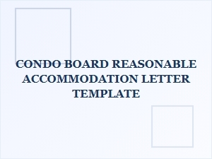 Fair Housing Complaint Letter Template